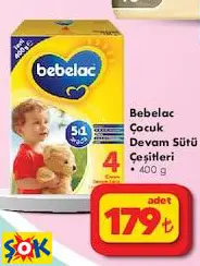 BEBELAC ÇOCUK DEVAM SÜTÜ 400 G ÇEŞİTLERİ